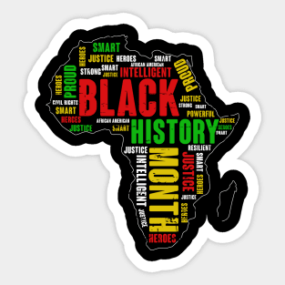 Black history Month, Black History Sticker